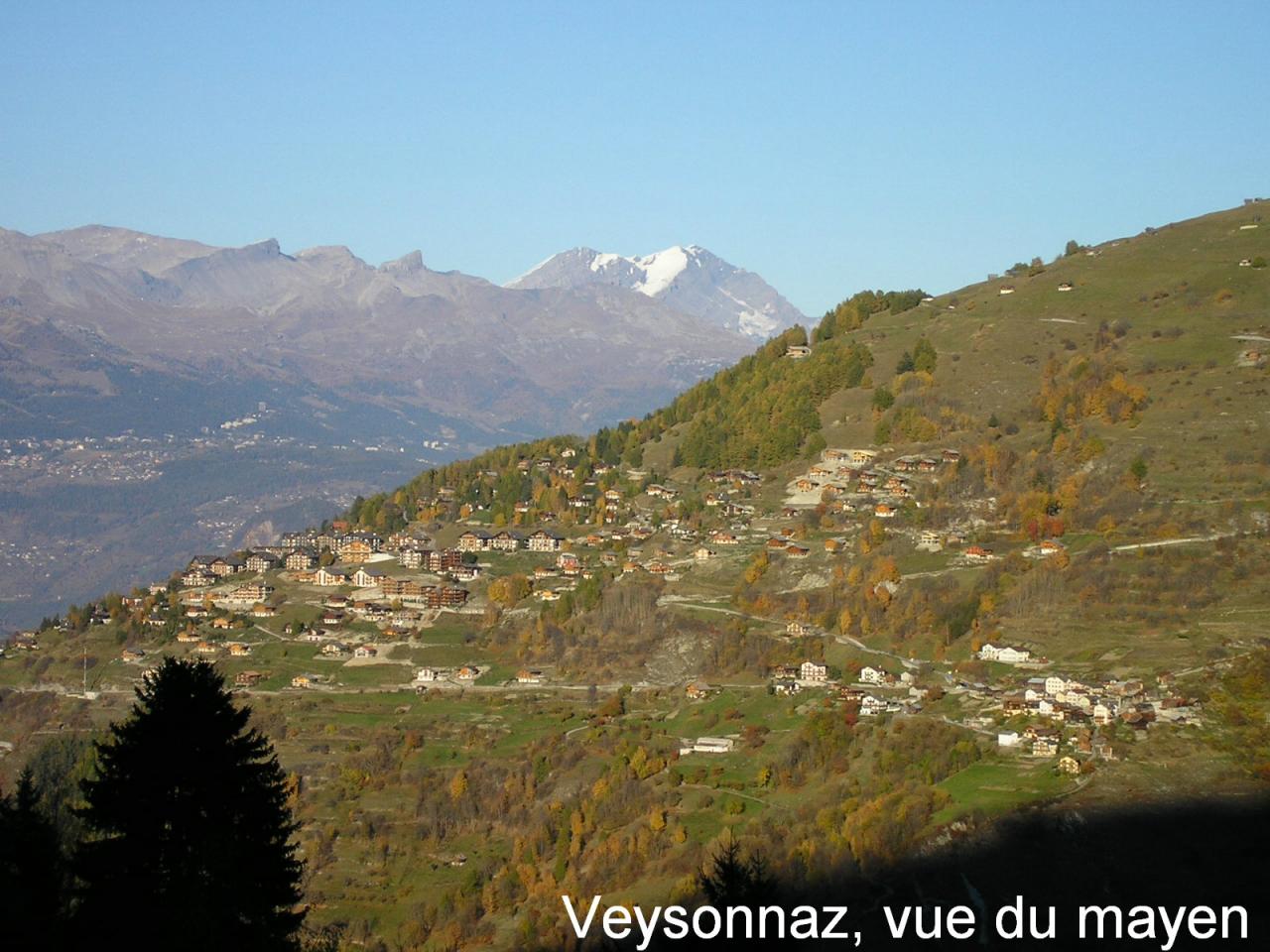 Veysonnaz in der Abendsonne