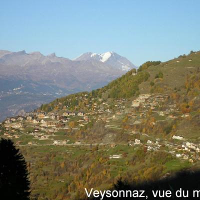 Veysonnaz in der Abendsonne