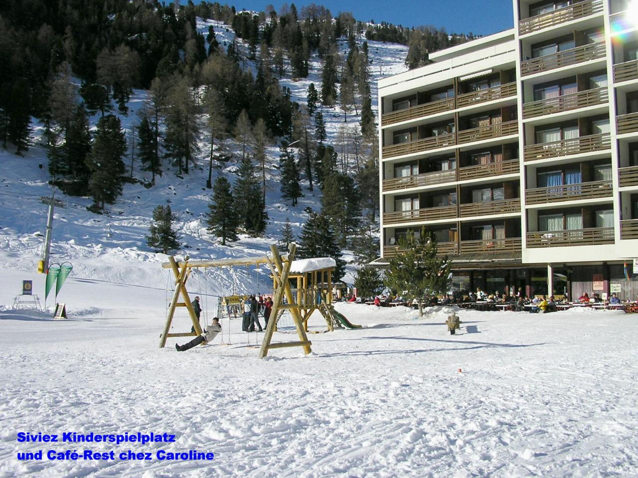 Siviez, Ausgangstation für die Ski-Arena 