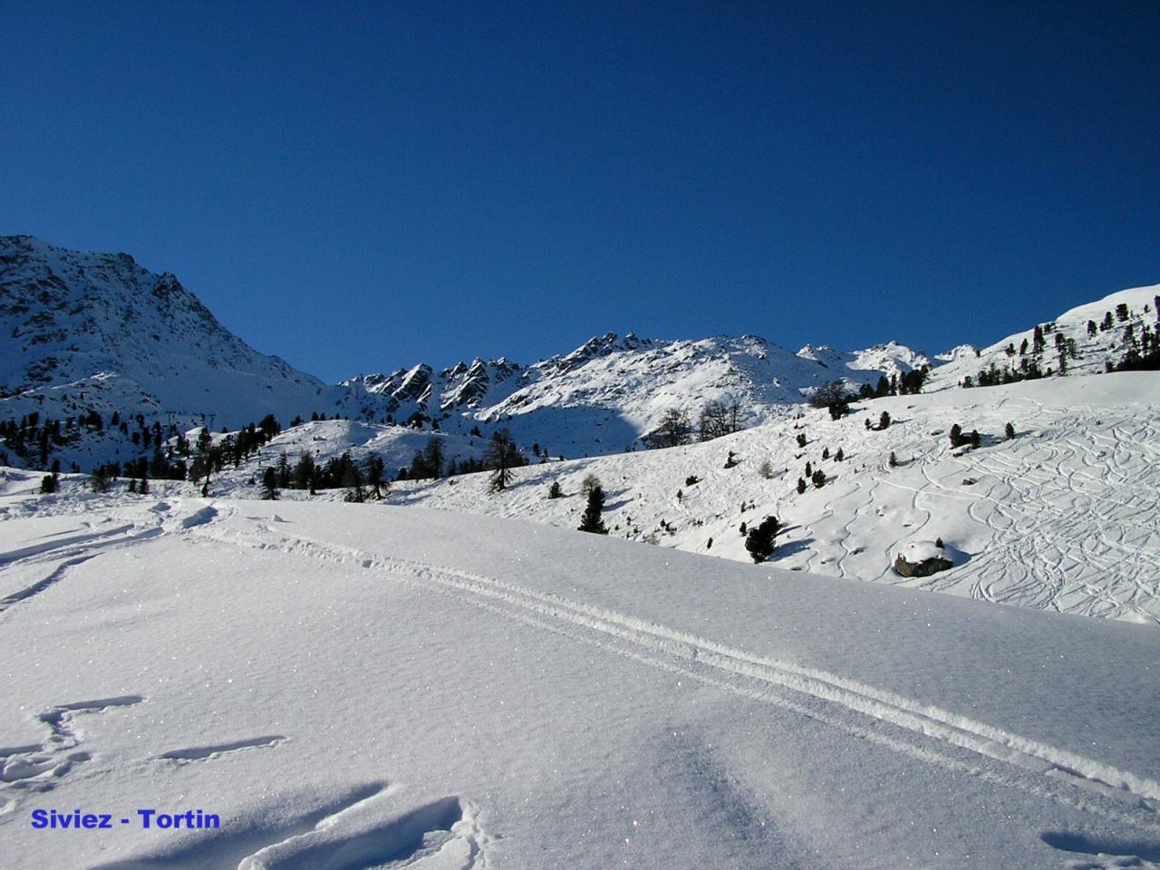 Skipisten Siviez - Tortin