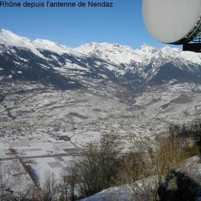 Panorama Nord von der Antenne in Haute-Nendaz