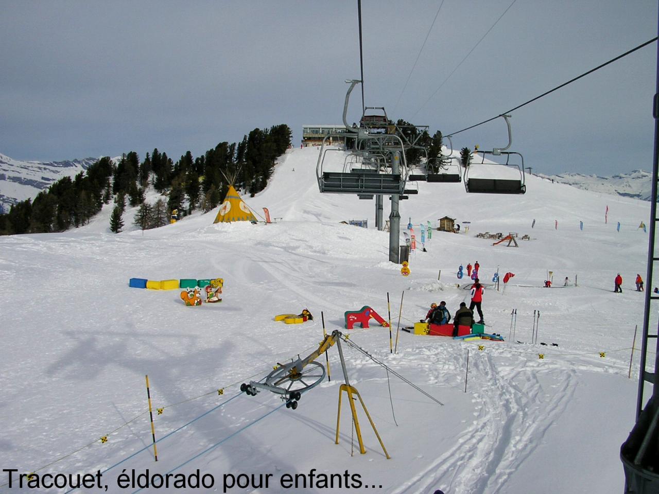 Le tracouet, école de ski pour enfants